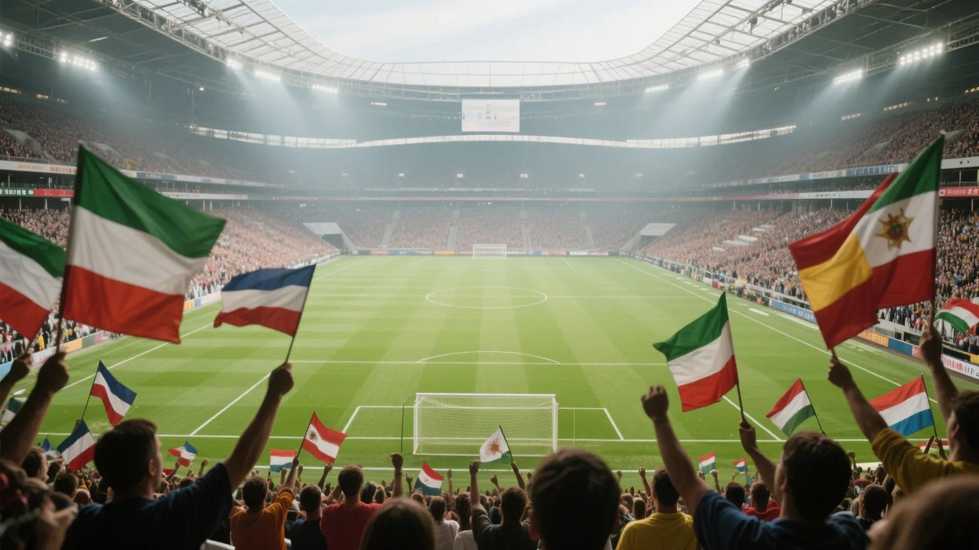 世界杯主场馆夜景