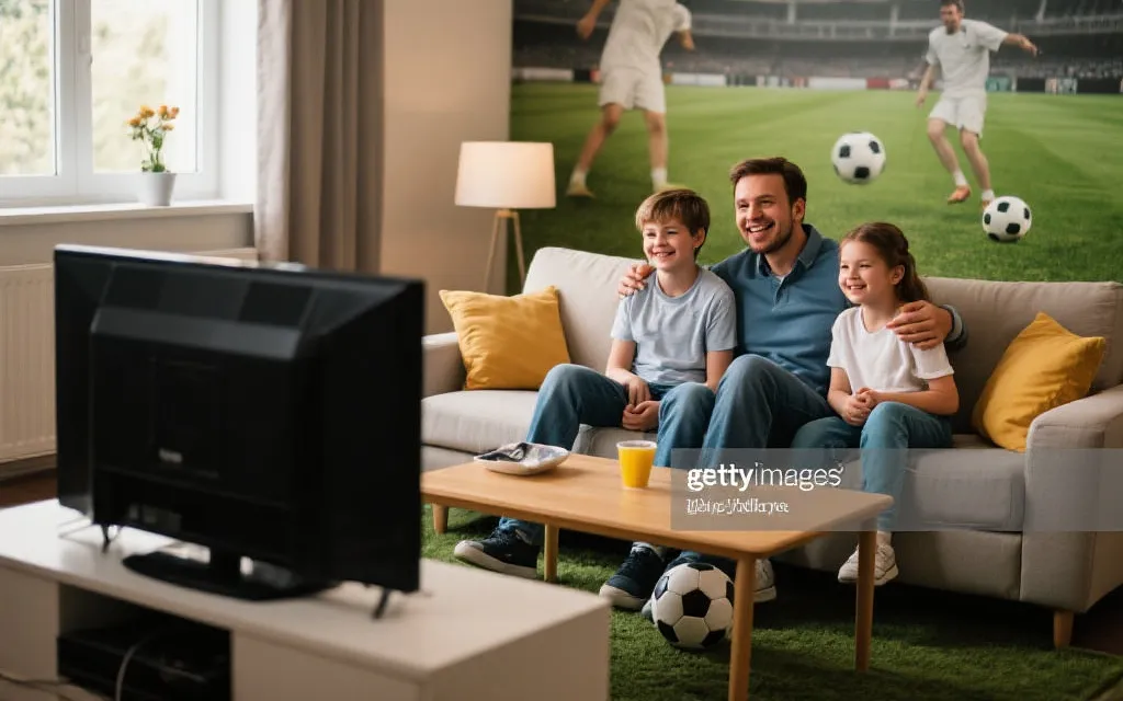家庭观看世界杯示意图
